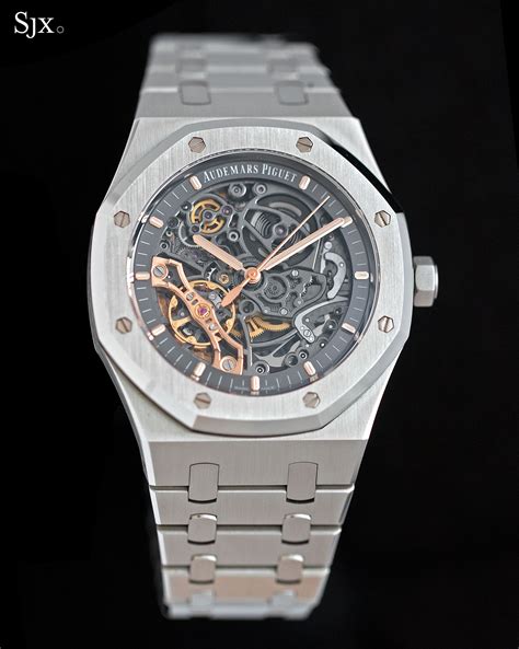 audemars piguet royal oak extra thin openworked|audemars piguet royal oak open worked skeleton.